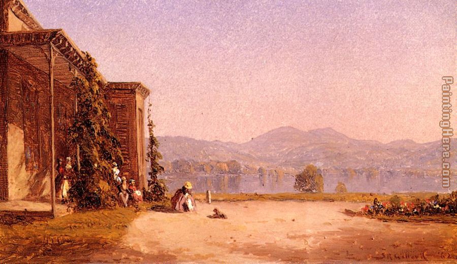 Veranda with Figures